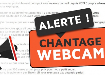 Chantage à la Webcam prétendue piratée